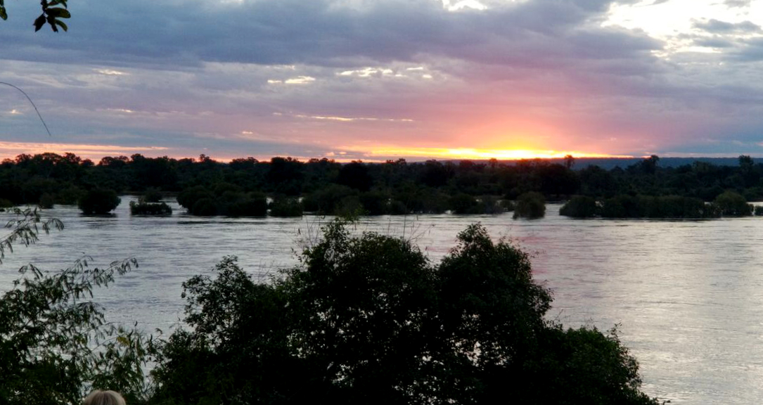 Sunset on the Zambezi River